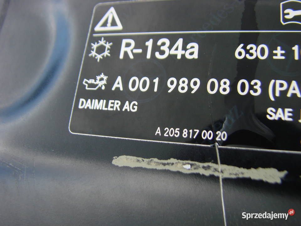 Mercedes CKL W205 maska ALU ORG Pokrywa silnika Mielec