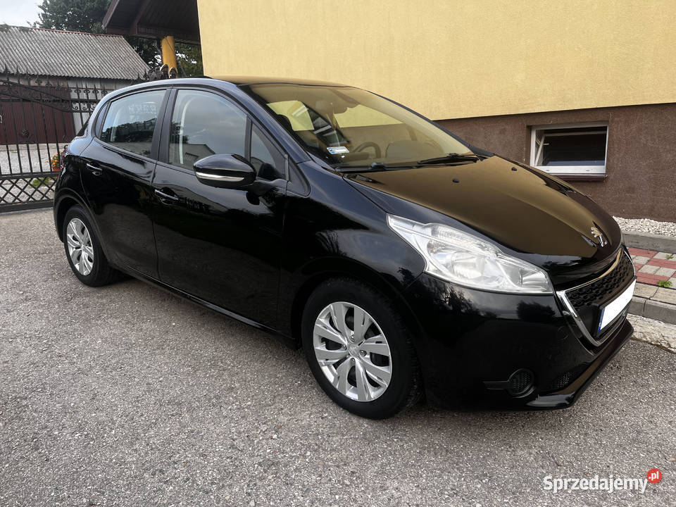 Peugeot 208 16 eHDI 92 2012 Czarny Klimatronic diesel 208 Nowa Słupia