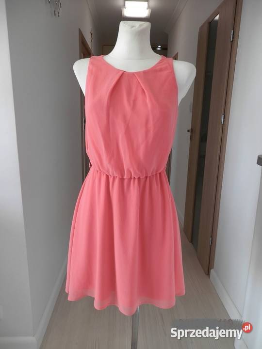 Sukienka Wizytowa Rozkloszowana Szyfonowa Nowa z Rozkloszowana  podlaskie Łomża