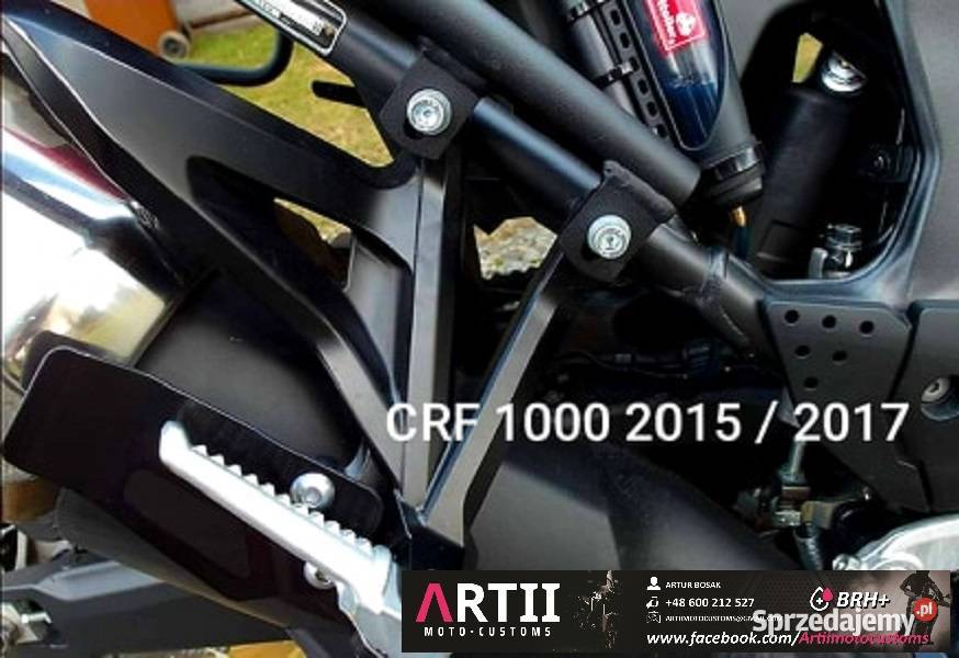 Frame for fixing side cases Africa Twin CRF1000 Mielec