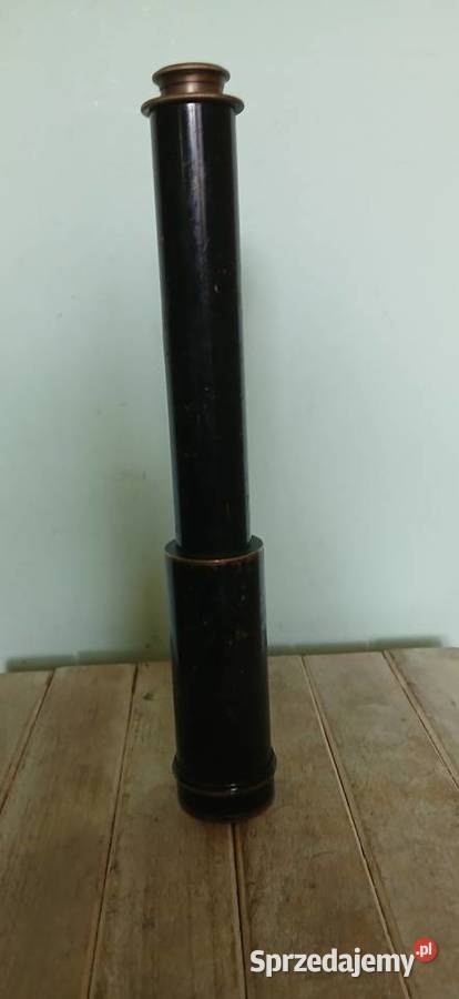 Zabytkowa mosiezna luneta Kraków