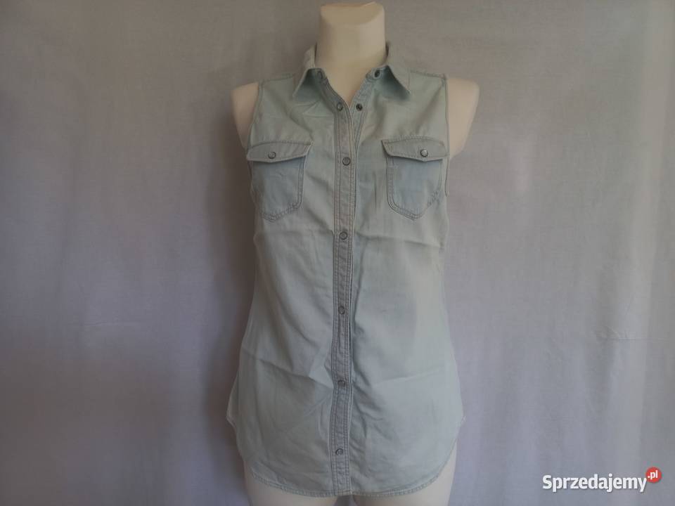 Bluzka jeans jasny Bez Rękawów r 3638 damska sprzedam