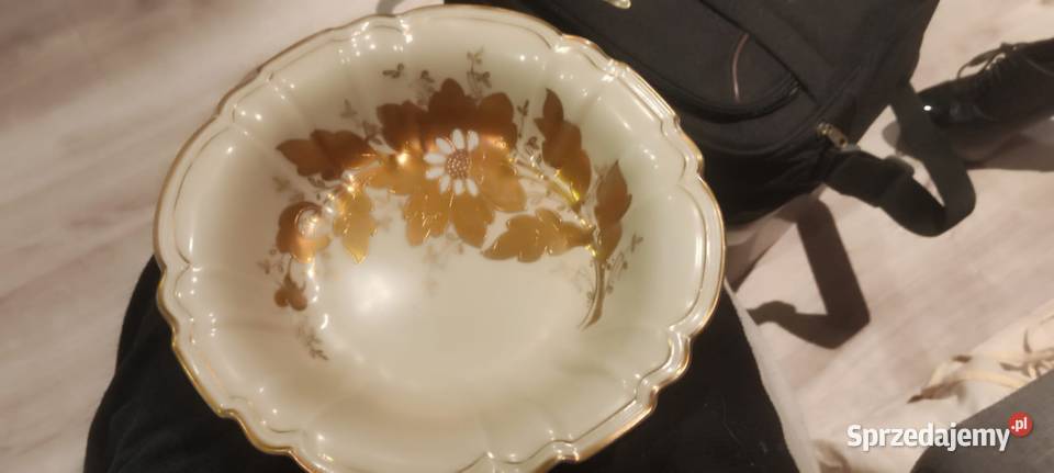 Talerz porcelanowy ozdobny Sosnowiec