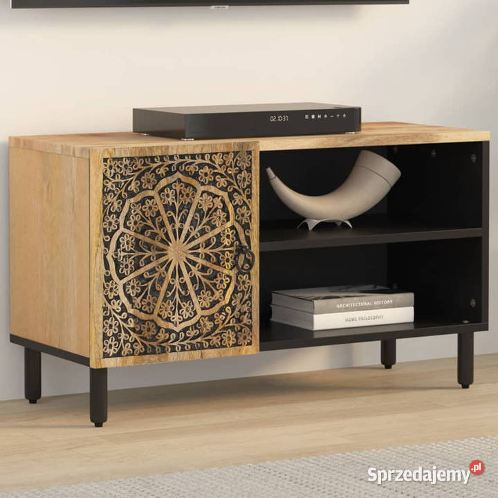 Szafka pod telewizor 80x31x46 lite drewno mango Warszawa