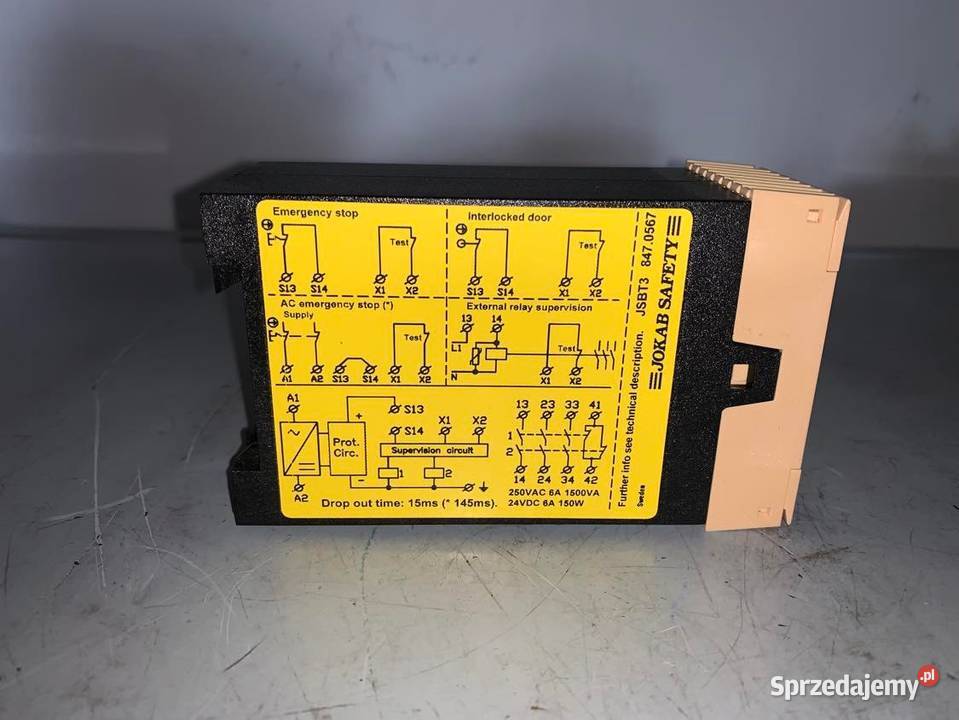 Jokab Safety JSBT3 Safety Relay 24VDC Dom i Ogród mazowieckie Warszawa