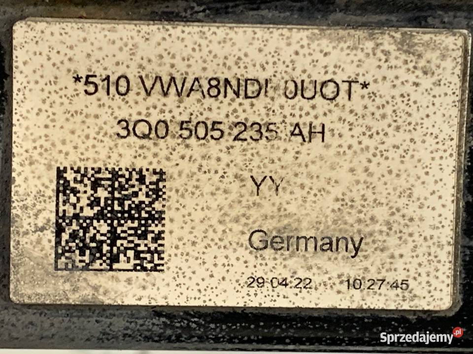 BELKA TYŁ VW PASSAT B8 Kombi TYLNA ZAWIESZENIA podkarpackie