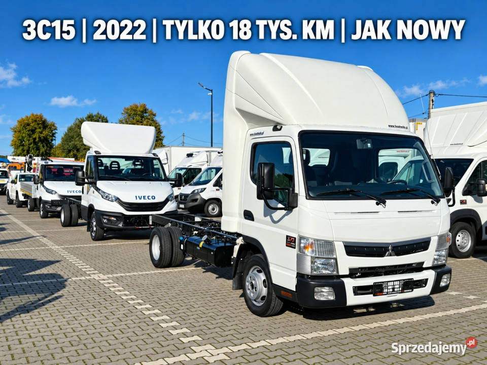 Mitsubishi Fuso CANTER 3C15 2022 18 NOWY KAT B Widełki