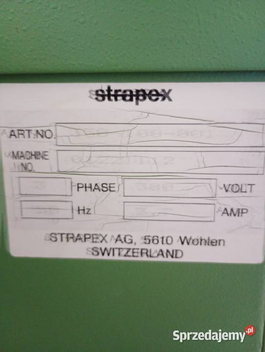 Bandownica ramowa STRAPEX Paskarka automatyczna Jarocin