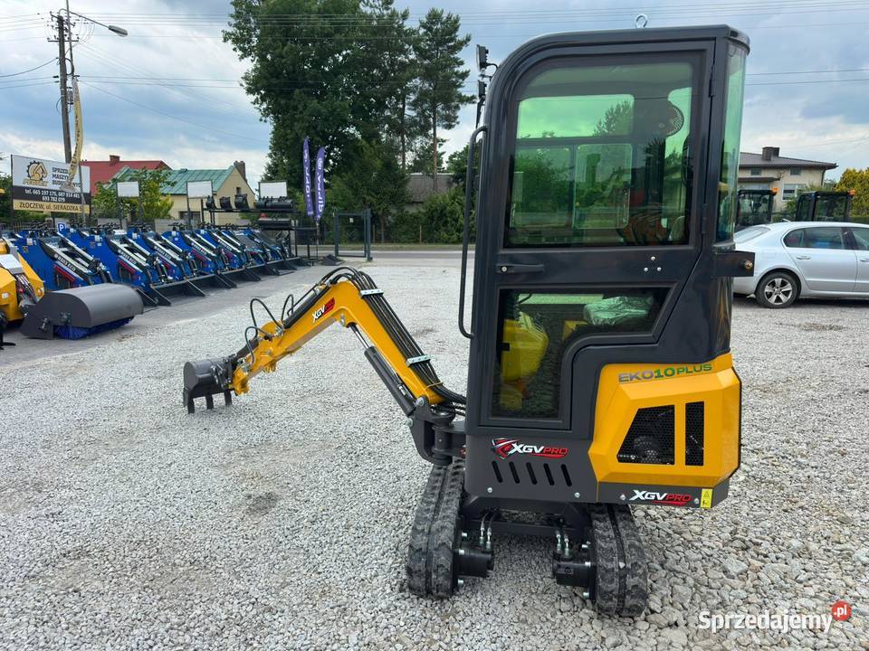Nowa Minikoparka XGV EKO10 PLUS z 2026r Waga Złoczew