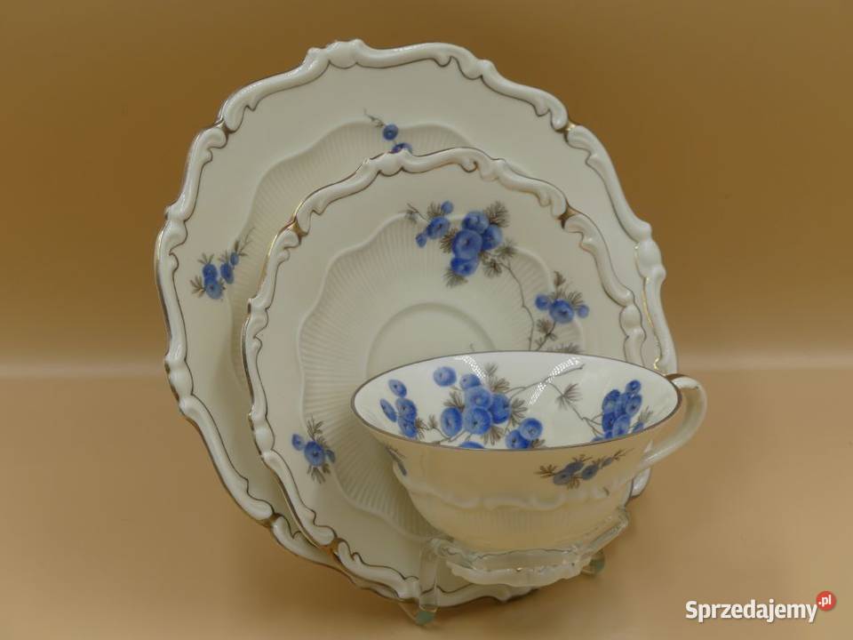 Komplet śniadaniowy Mimose Mimozy Sorau, Żary, 1928 - 45 UNIKAT! Poznań ...