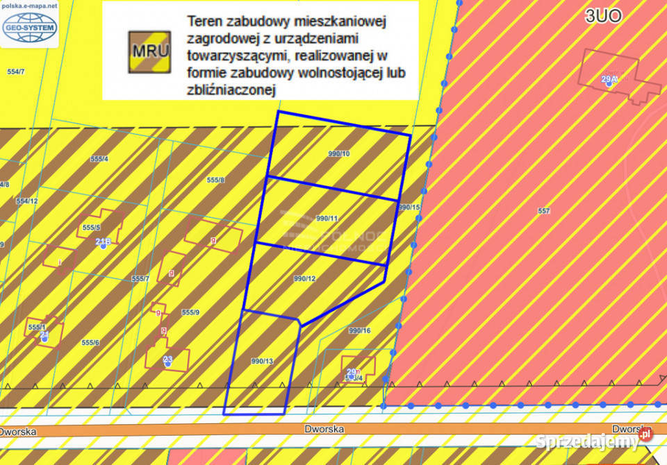 Działki budowlane Styrzyniec k Białej Podlaskiej