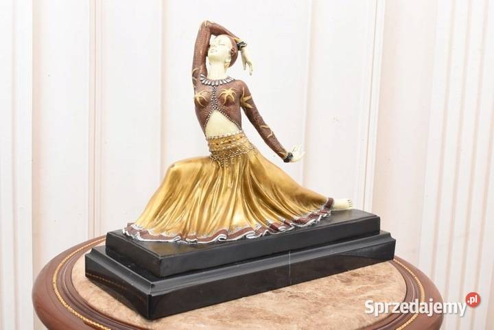 Egipska Tancerka w Stylu Demetre Chiparus Figura Kraków