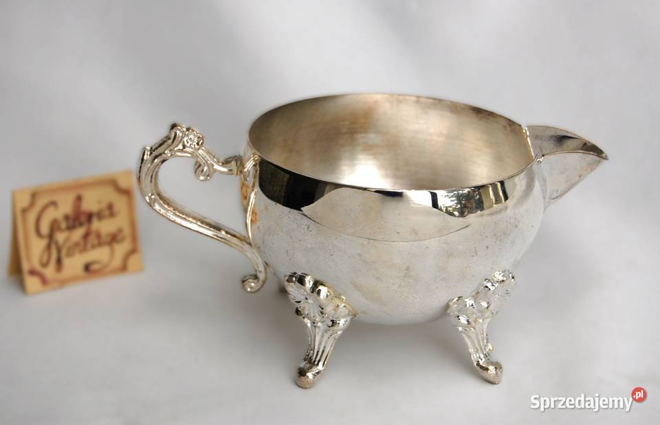 Nowy platerowany srebrem posrebrzany mlecznik Lublin