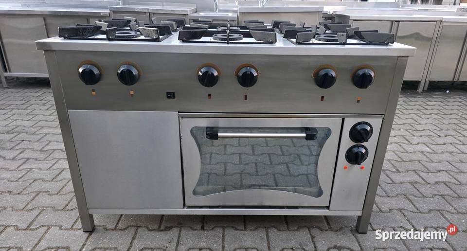 Kuchnia Gazowa 6 Pal Piekarnik Elekt EGAZ M1280 Nowe Skalmierzyce sprzedam