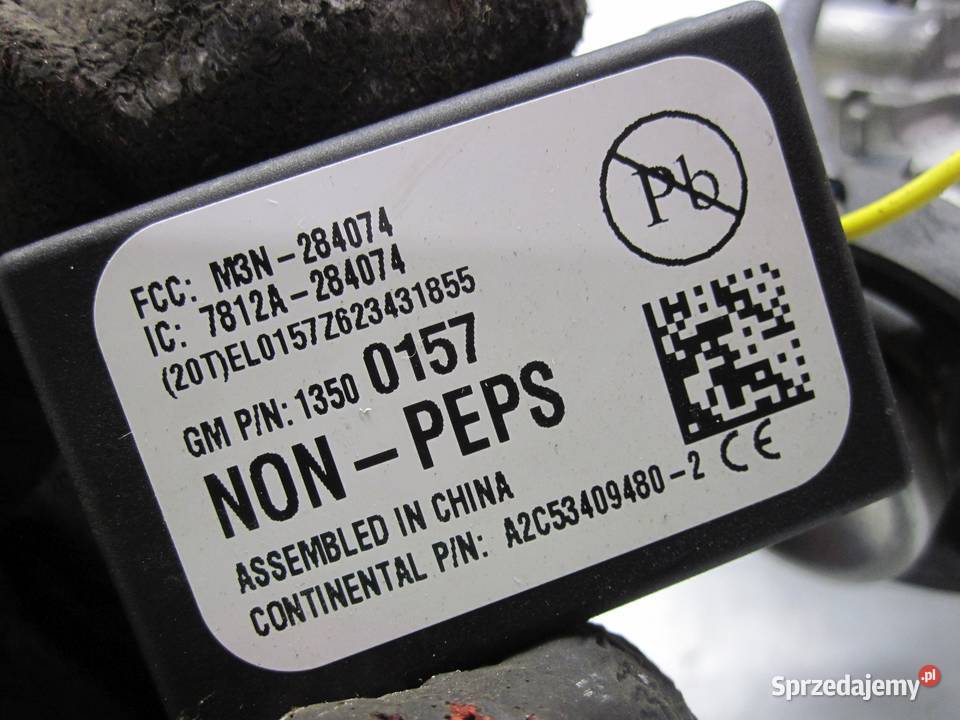 ASTRA J 13r kolumna kierownicza stacyjka kluczyk Kielce