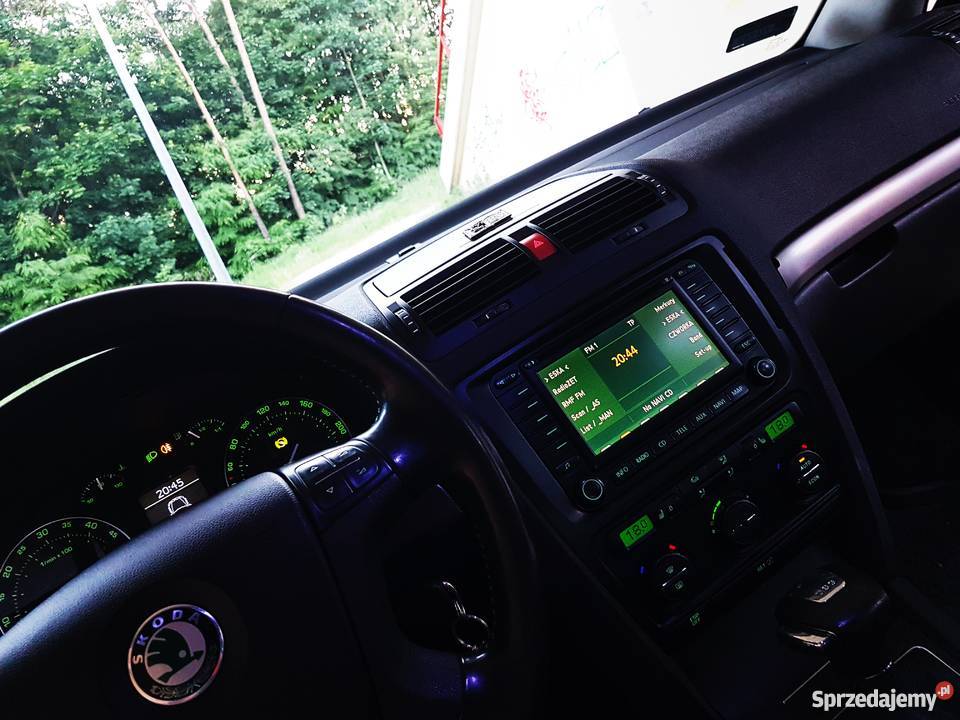 koda Octavia II 2007 Czarna Klimatyzacja wspomaganie kierownicy Nowe Czaple