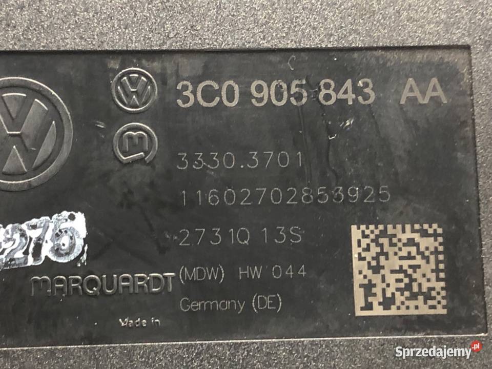 STACYJKA VW PASSAT B7 3C0905843AA 20 170 1015 Stacyjki i kluczyki