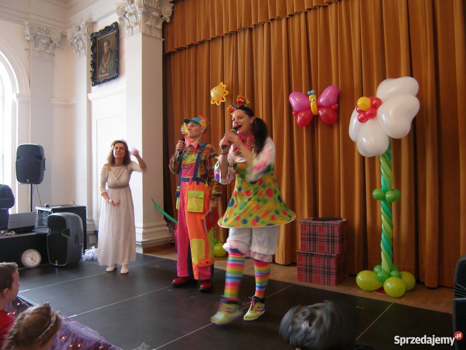 Duet Klaunów Balonowy Cyrk teatrzyk illuzja