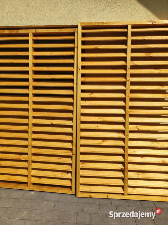 Rolety drewniane tarasowe regulowane żaluzje Tarnogród