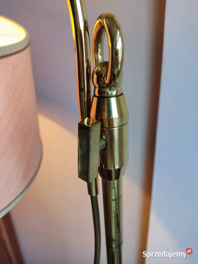 Lampa stojąca podłogowa chromowana z regulacjami opolskie Głuchołazy