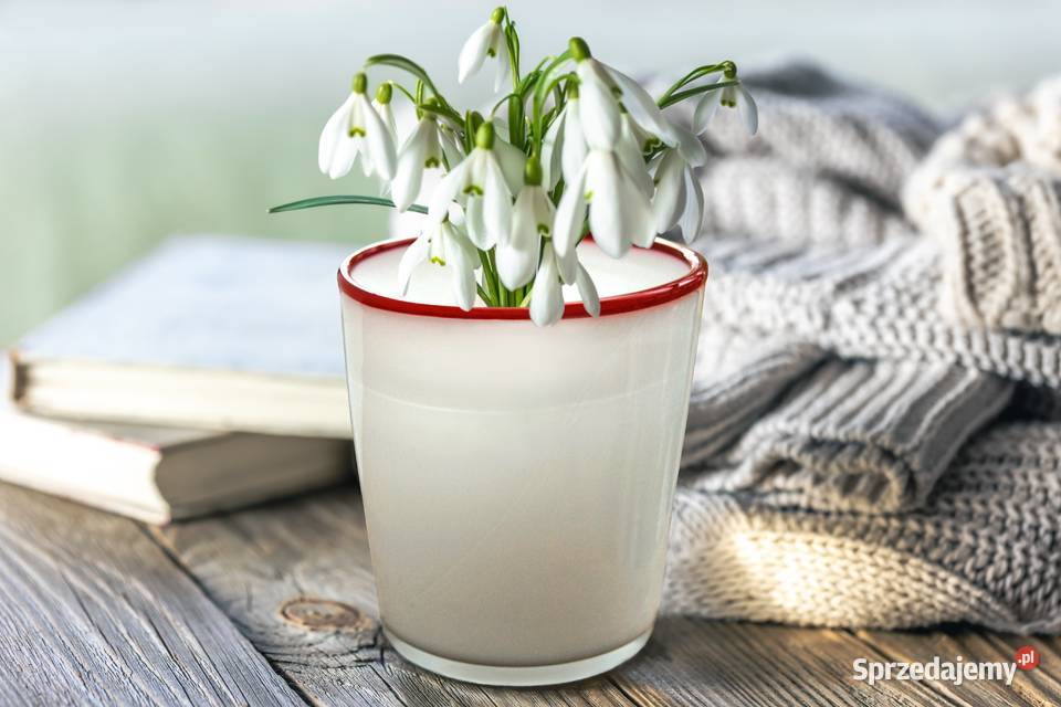 Wazon wazonik szkło warstwowe mleczne białe lata Wazony Lublin