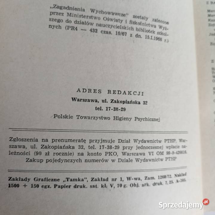 Zagadnienia wychowawcze książki wysyłka Gdańsk