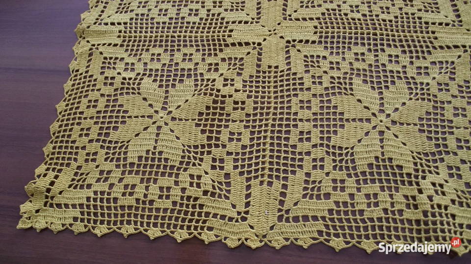 Bieżnik szydełkowy odcienie żółtego łódzkie sprzedam