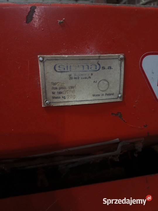 Gniotownik sipma typ 733 1994 Malechowo
