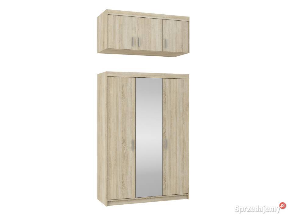 Trzydrzwiowa szafa 133 z lustrem szybka wysyłka Łódź
