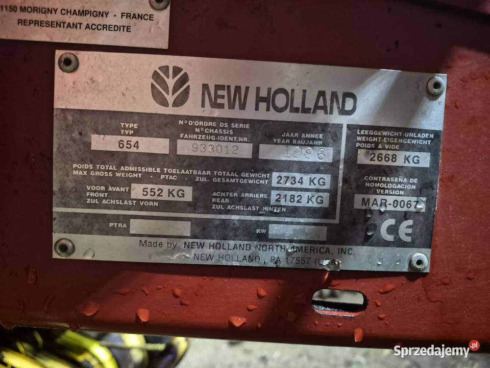 Prasa Holland 654 Grabów