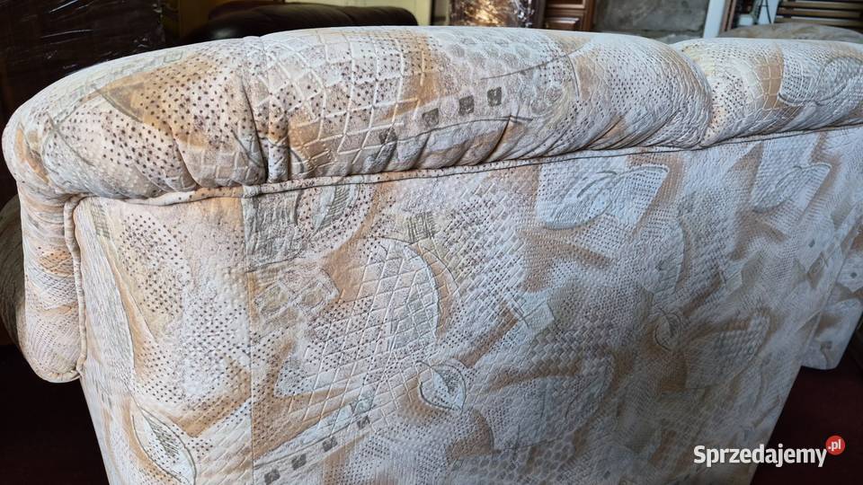 Komplet wypoczynkowy fotel sofa dwuosobowa 112 z tkanina Sypniewo