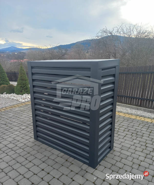 Osłona pompy ciepła 110x50x150 antracyt GP329 Pozostałe wielkopolskie Piła