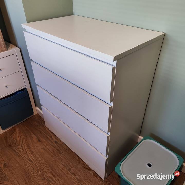 IKEA MALM Komoda 4 szuflady BIAŁA 80x100 wielkopolskie Kruszewnia