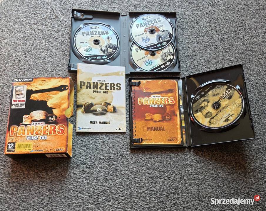 Codename Panzers Phase 1 Phase 2 Premierowy Komputerowe PC podlaskie Kuźnica