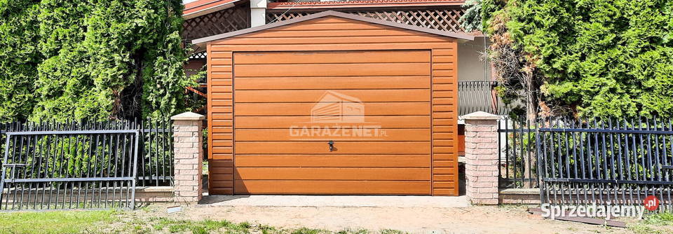 GARAŻ BLASZANY 35M X 6M DWUSPAD BRAMA UCHYLNA Łapanów