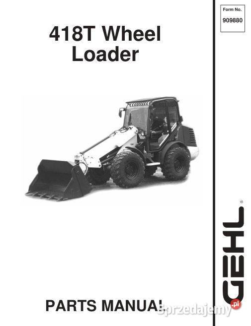 GEHL 418T SL3640 3840 4240 katalog części Kielce