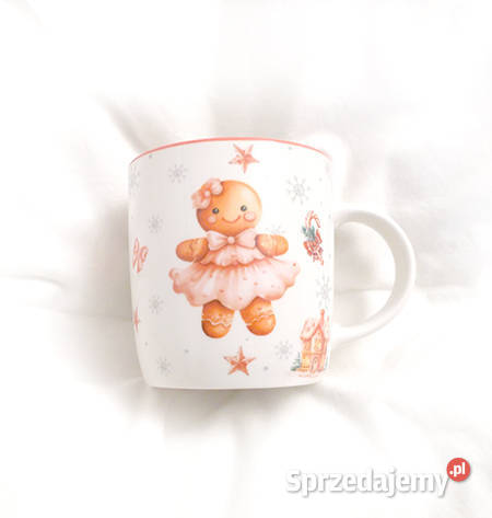 porcelanowy kubek z ciasteczkiem świąteczny Olsztyn sprzedam