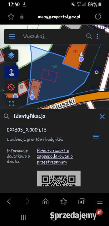 Sprzedam działkę Popowice