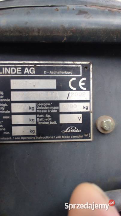 Wózek widłowy Linde h40 4 tony mocny wózek Biskupiec sprzedam