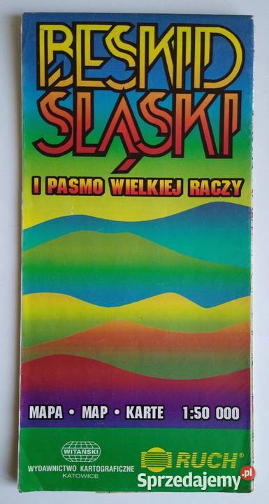 Mapa Beskid Śląski i Pasmo Wielkiej Raczy Gdańsk