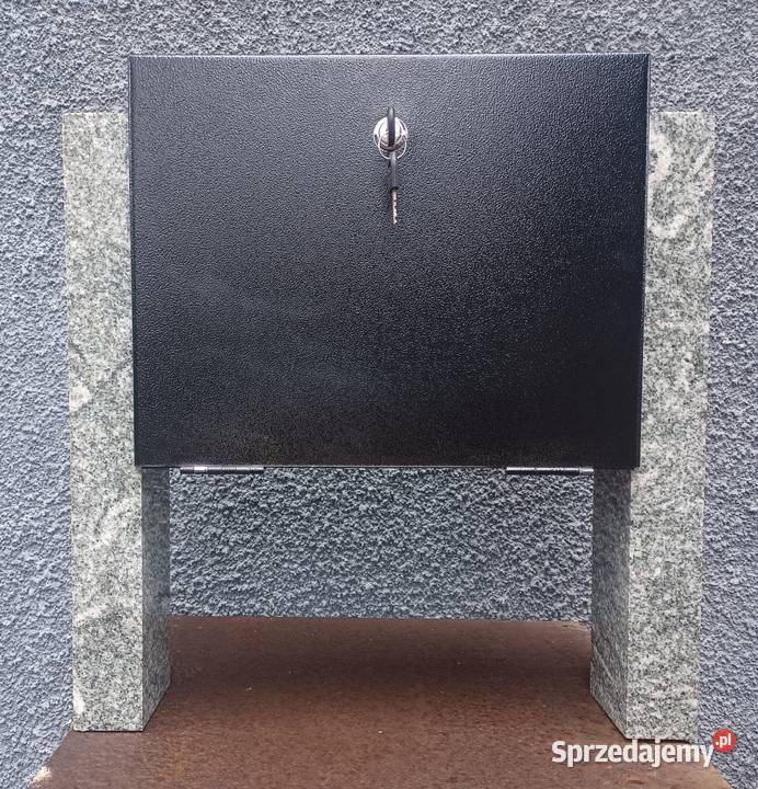 Skrzynka na cmentarz granit pomnik skrzyneczka Pozostałe Ostrów Wielkopolski