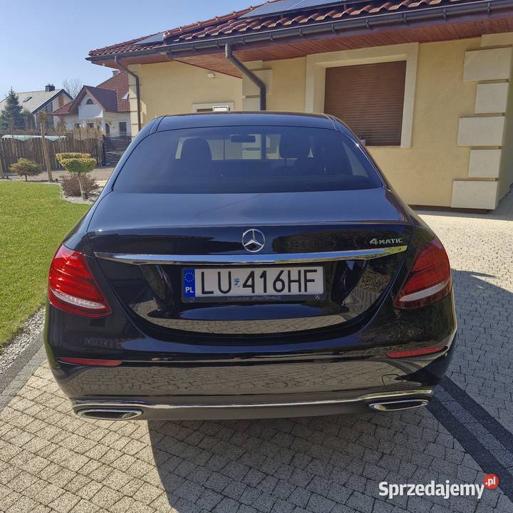 Mercedes Benz E 220d 4matic Polski Salon aluminiowe felgi Kraków
