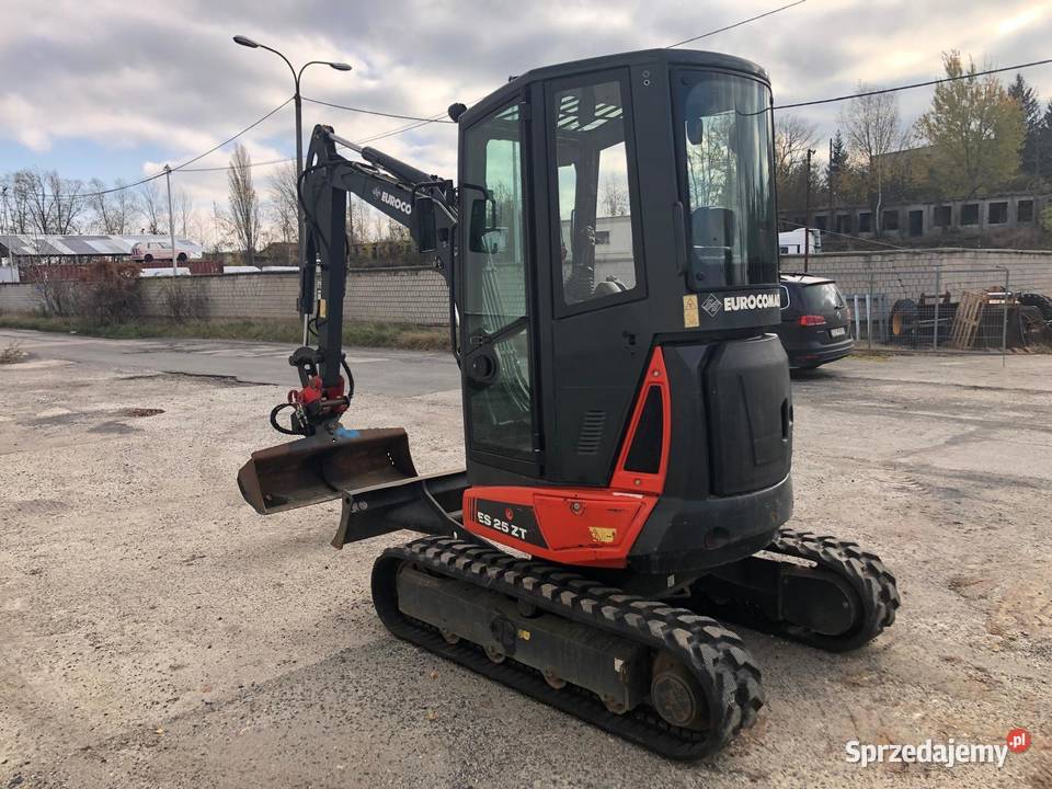 Minikoparka EUROCOMACH ES25ZT Komatsu JCB Kubota dolnośląskie Chojnów sprzedam