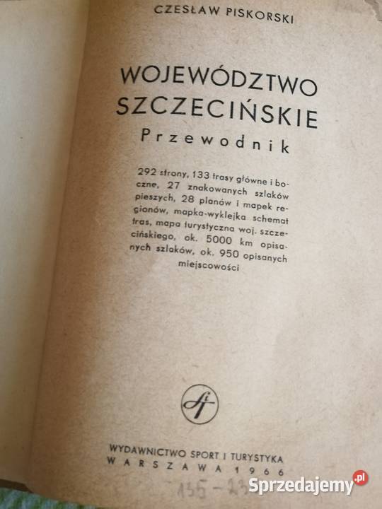 Zestaw przewodników PRL Pomorze Zachodnie Szczecin sprzedam