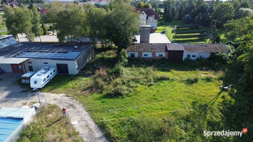 działka przemusł z mediami Stolno