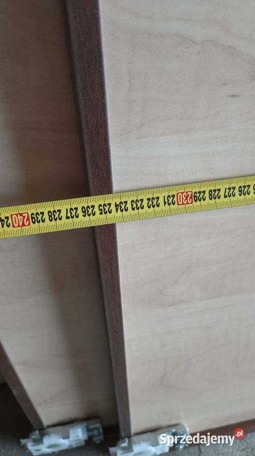 Drzwi 2 suwane do zabudowy szafyprowadnice 2 235cm Zgierz sprzedam