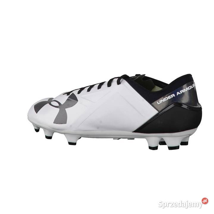 41 korki Under Armour Spotlight BL FG 26 białe śląskie Gaszowice