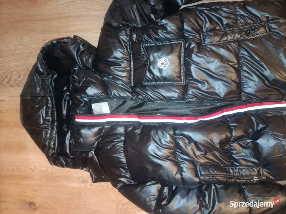 Czarna kurtka zimowa Moncler męska w rozmiarze M Wrocław