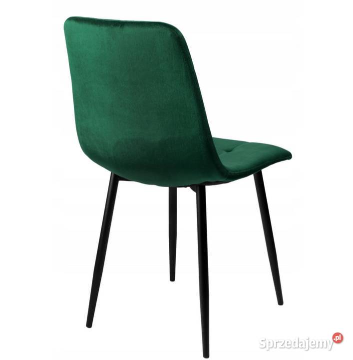 Krzesło tapicerowane welurowe do salonu jadalni Poznań