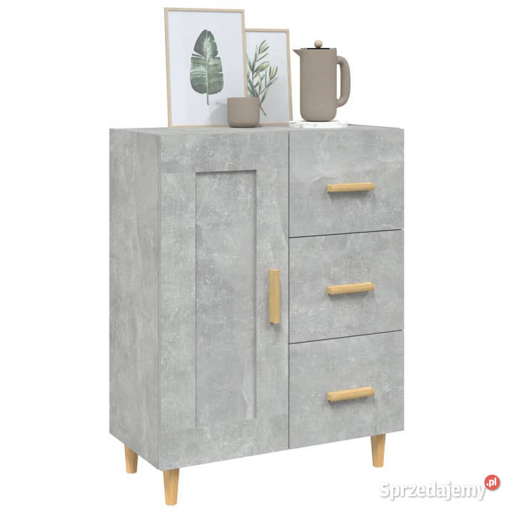 Szafka szarość betonu 695x34x90 materiał mazowieckie Warszawa